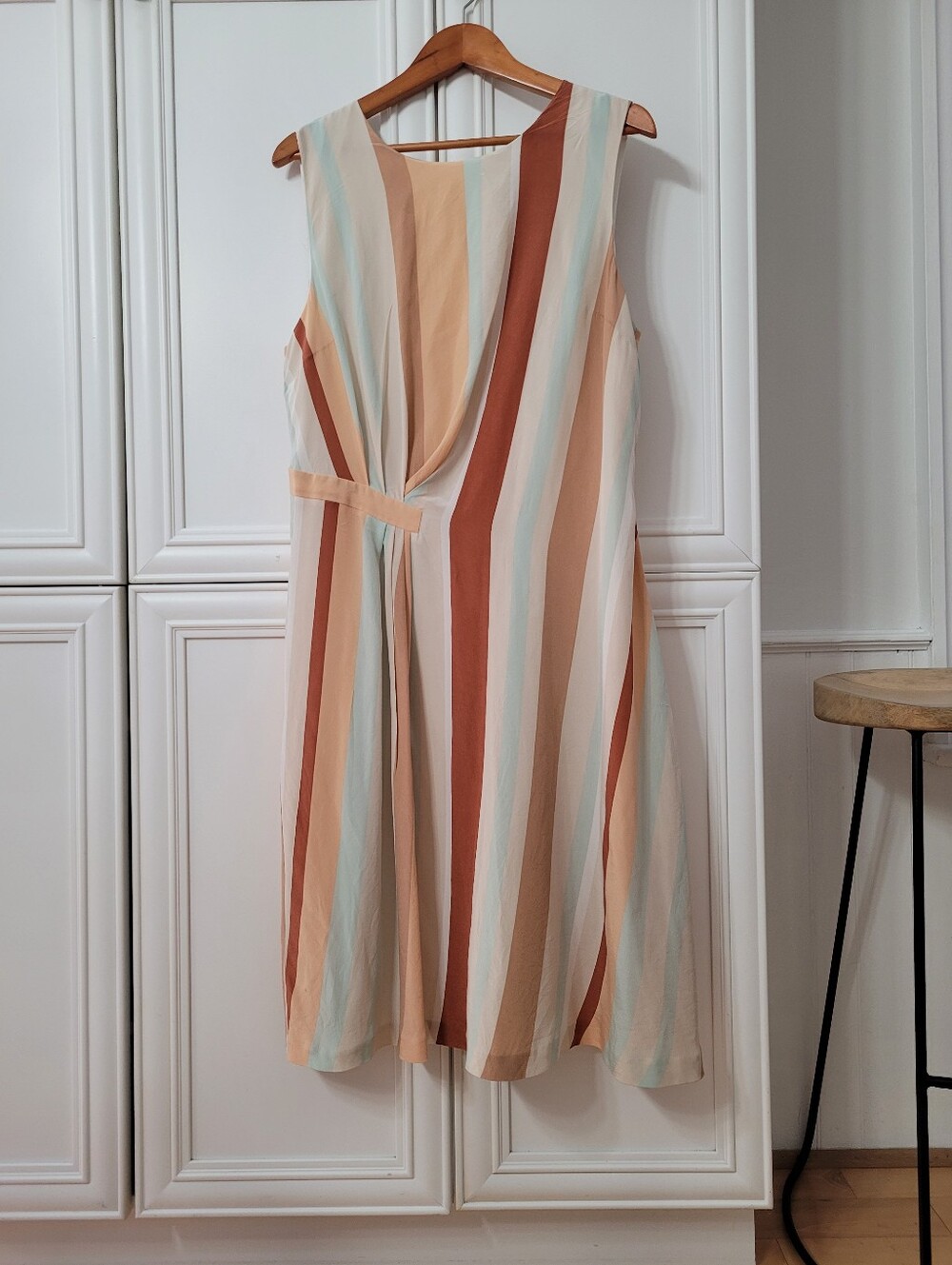 J.PETERMAN 100 % SILK DRESS LINED Sz 16